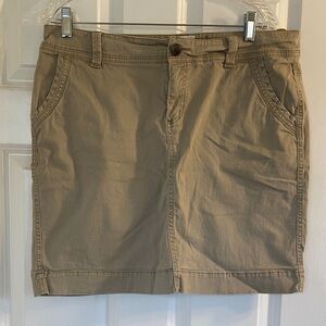 Sonoma Khaki Casual Skirt